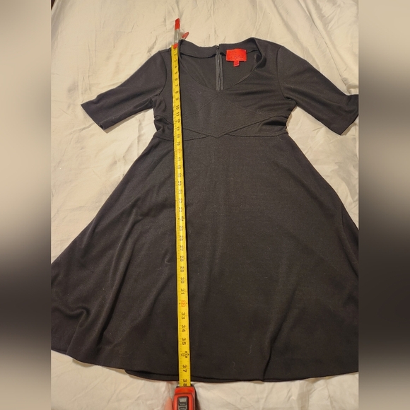 Z Spoke By Zac Posen Black Women's Dress Size 10 - Picture 9 of 10